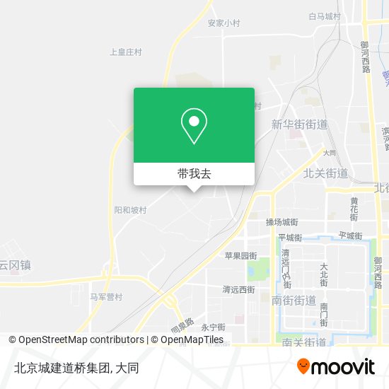 北京城建道桥集团地图