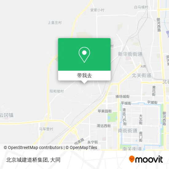 北京城建道桥集团地图