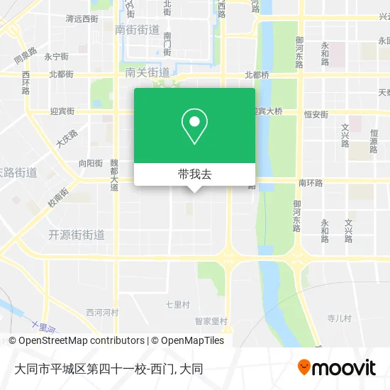 大同市平城区第四十一校-西门地图