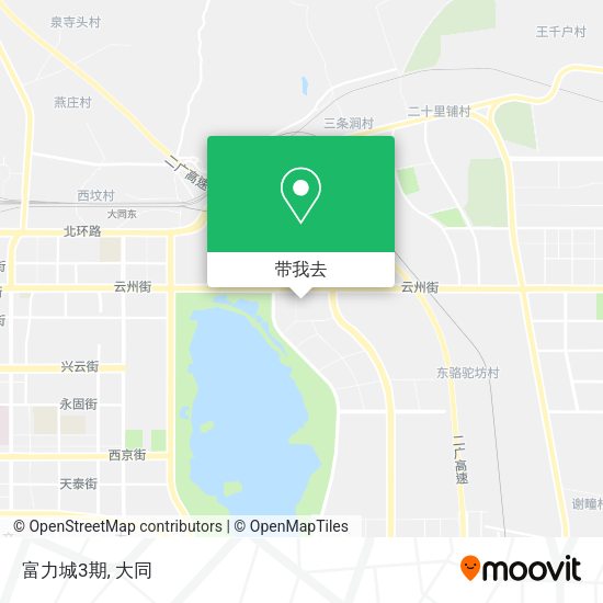 富力城3期地图