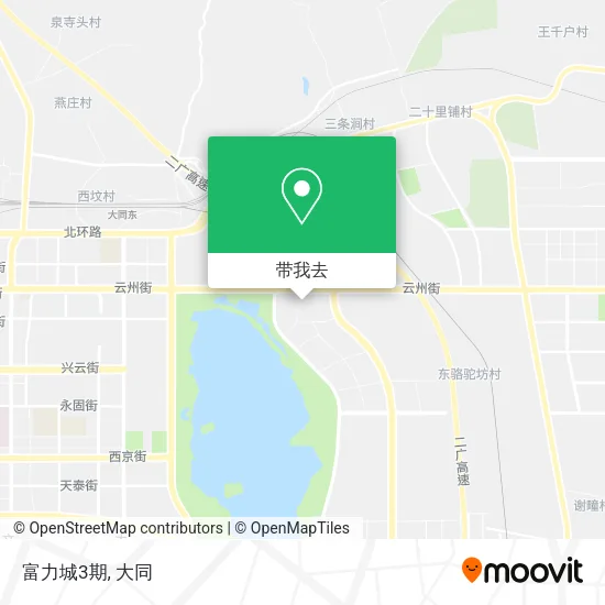 富力城3期地图