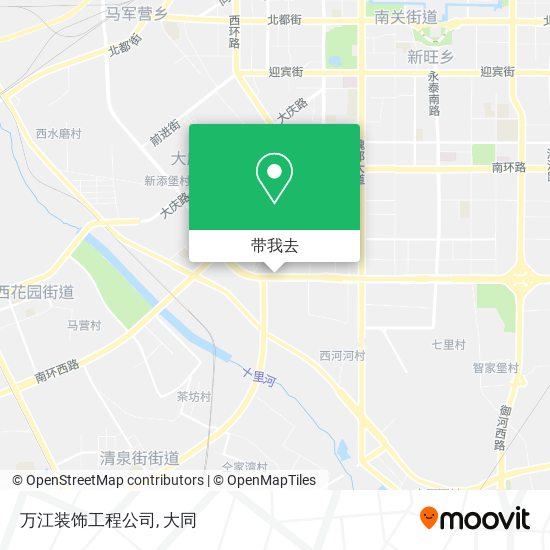 万江装饰工程公司地图