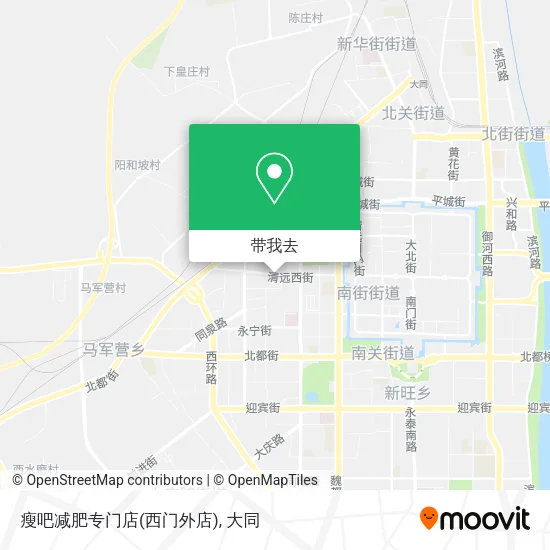 瘦吧减肥专门店(西门外店)地图
