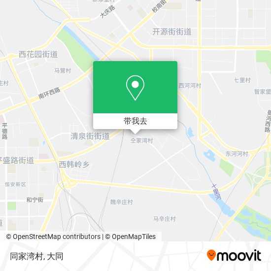 同家湾村地图