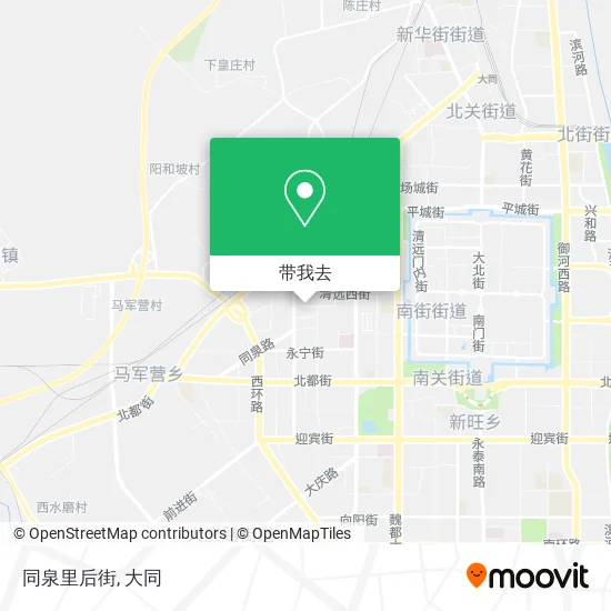 同泉里后街地图