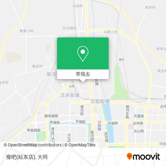 瘦吧(站东店)地图