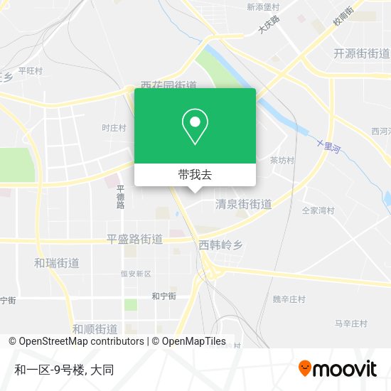 和一区-9号楼地图