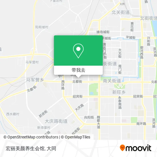 宏丽美颜养生会馆地图