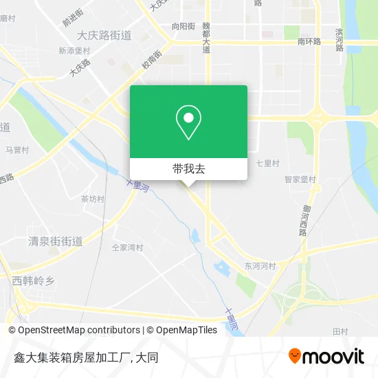 鑫大集装箱房屋加工厂地图