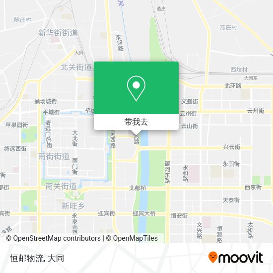 恒邮物流地图