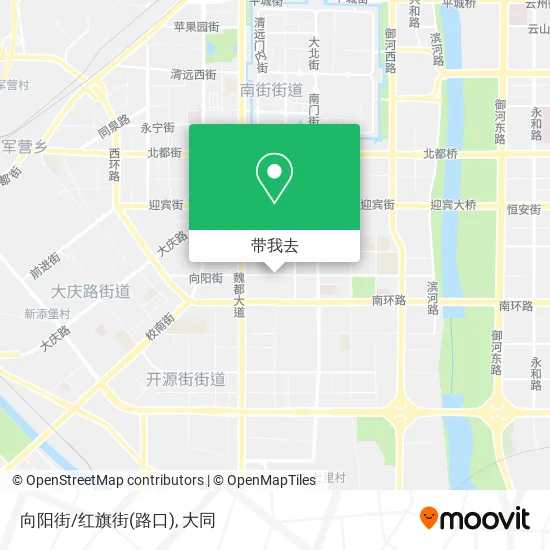 向阳街/红旗街(路口)地图