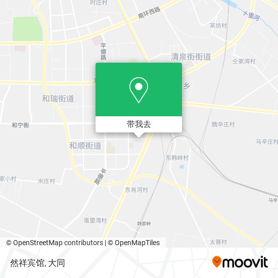 然祥宾馆地图
