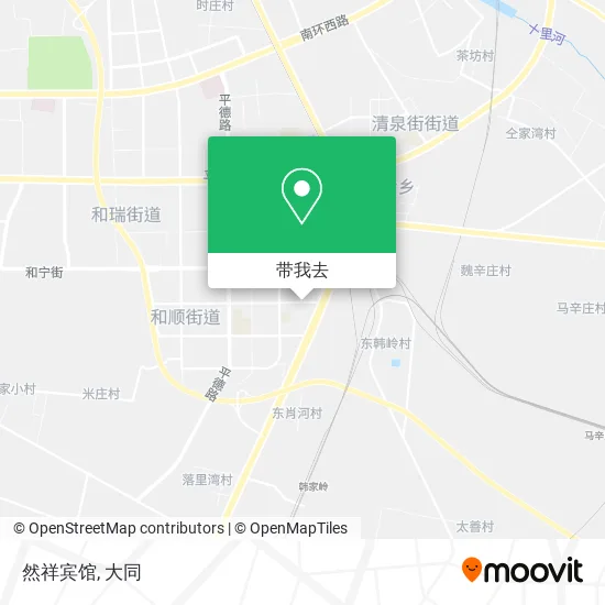 然祥宾馆地图