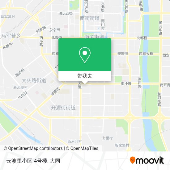 云波里小区-4号楼地图