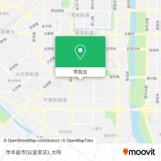 华丰超市(云波里店)地图