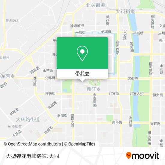 大型弹花电脑缝被地图