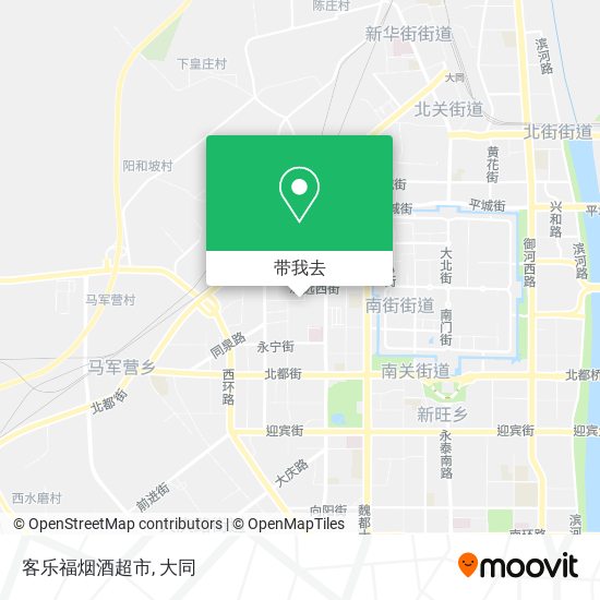 客乐福烟酒超市地图