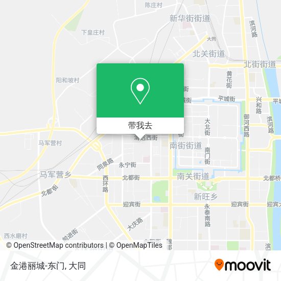 金港丽城-东门地图