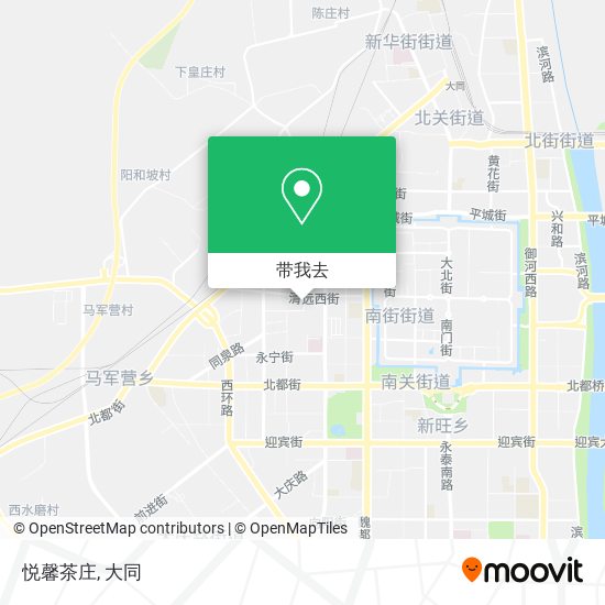 悦馨茶庄地图