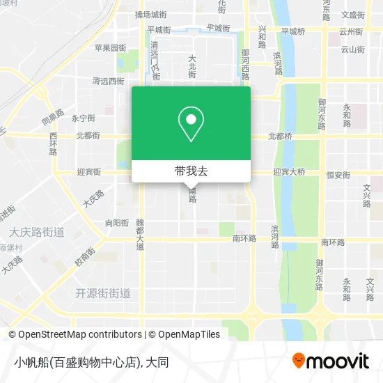 小帆船(百盛购物中心店)地图