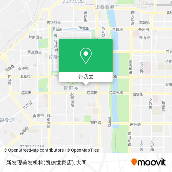 新发现美发机构(凯德世家店)地图