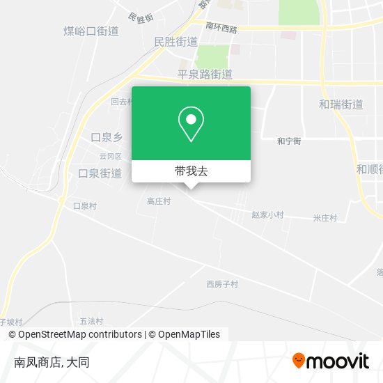 南凤商店地图