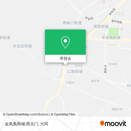 金凤凰商城-西北门地图