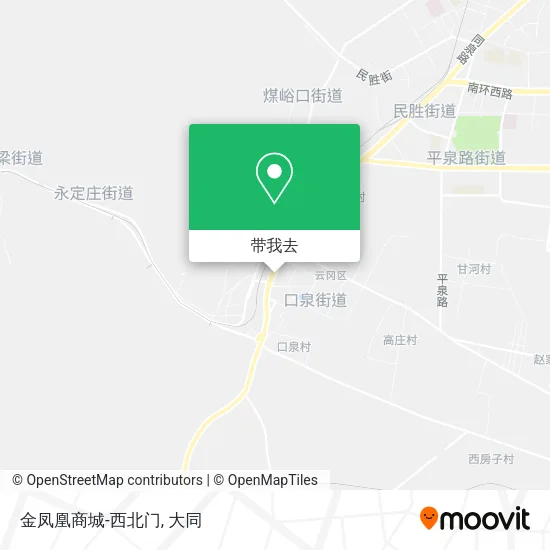 金凤凰商城-西北门地图
