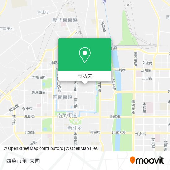 西柴市角地图