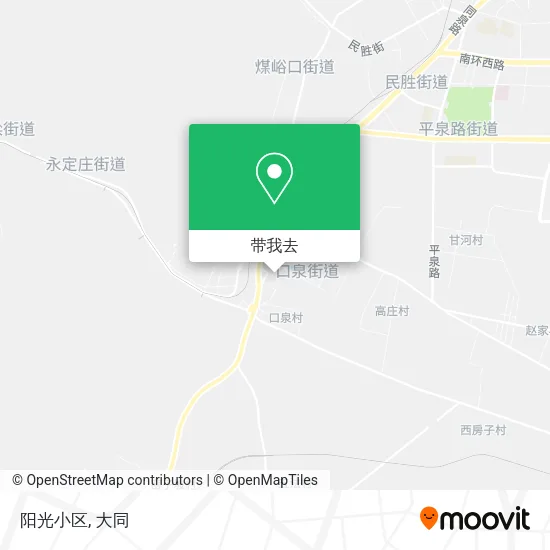阳光小区地图