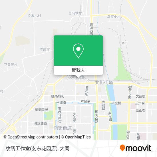 纹绣工作室(玄东花园店)地图
