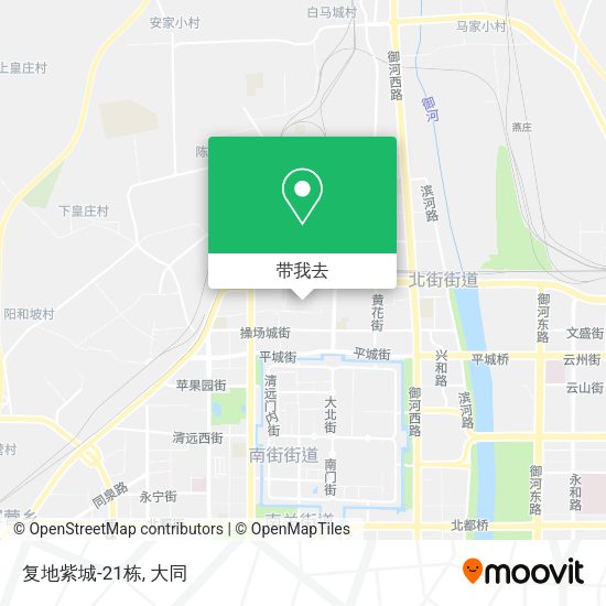 复地紫城-21栋地图