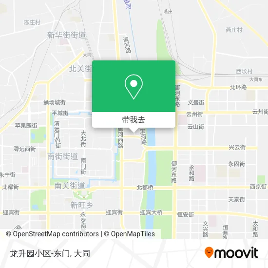龙升园小区-东门地图