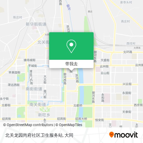 北关龙园尚府社区卫生服务站地图