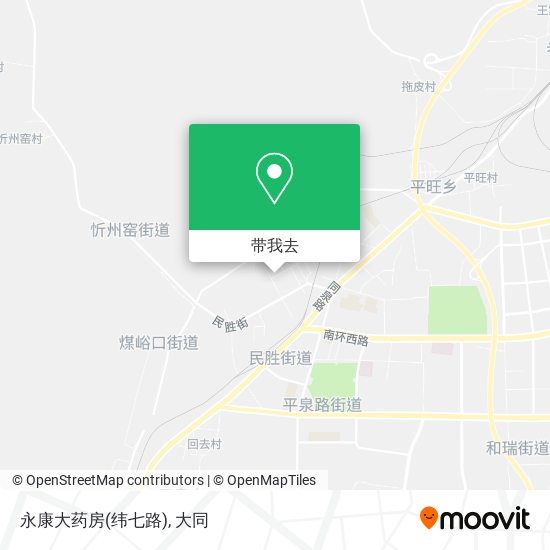 永康大药房(纬七路)地图