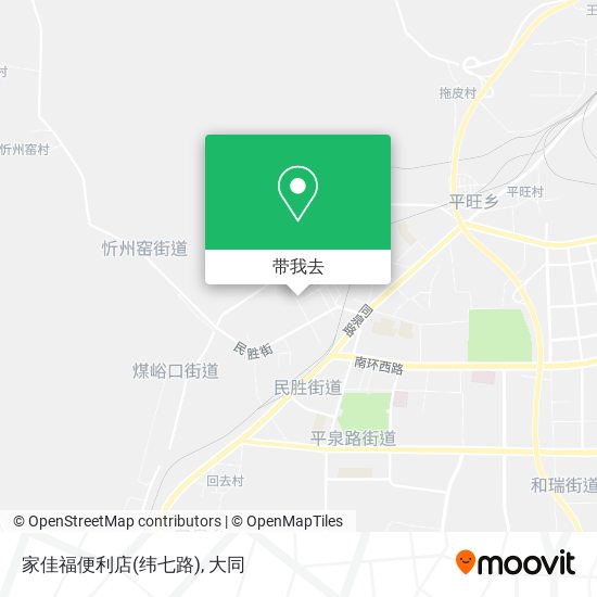 家佳福便利店(纬七路)地图