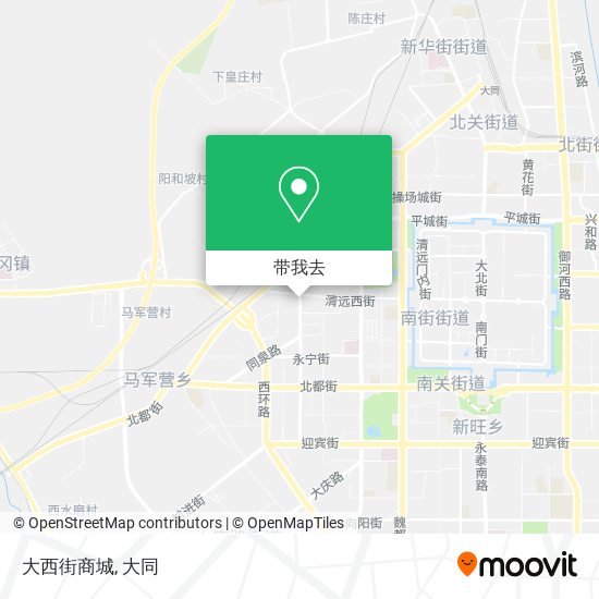 大西街商城地图