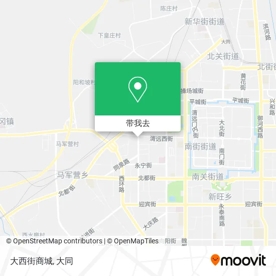 大西街商城地图