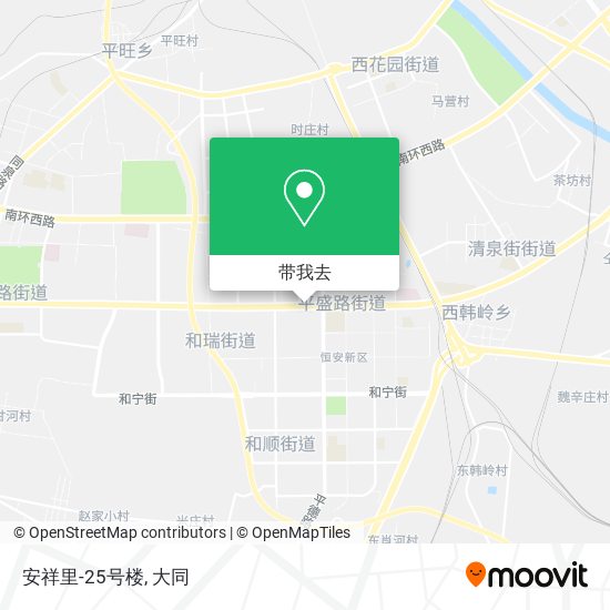 安祥里-25号楼地图