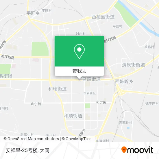 安祥里-25号楼地图