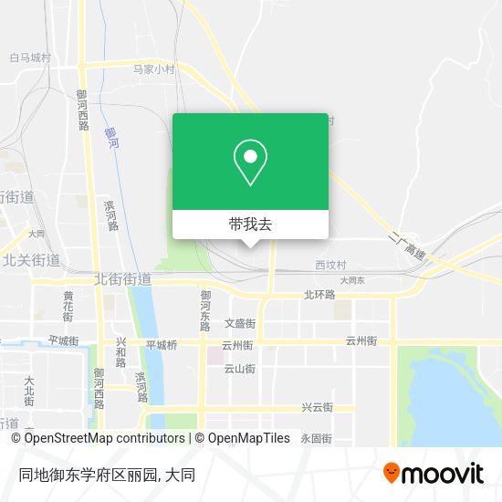 同地御东学府区丽园地图