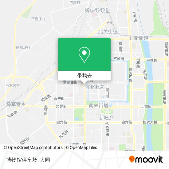博物馆停车场地图