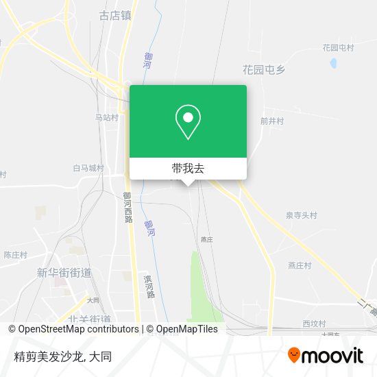 精剪美发沙龙地图