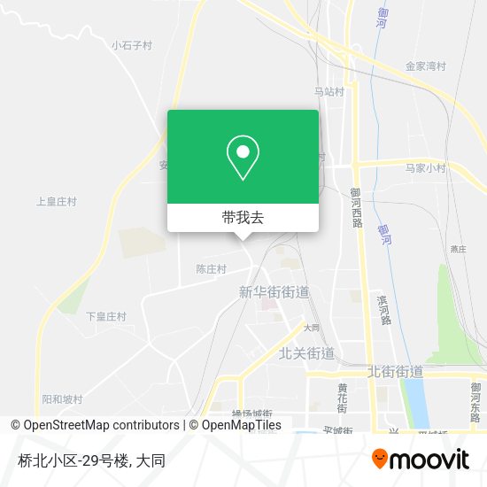 桥北小区-29号楼地图