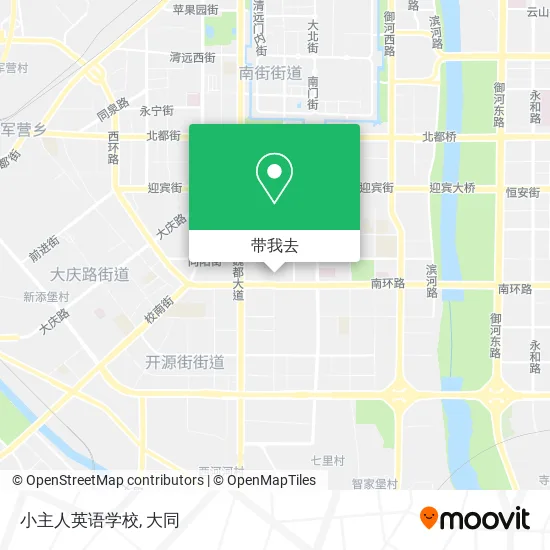 小主人英语学校地图