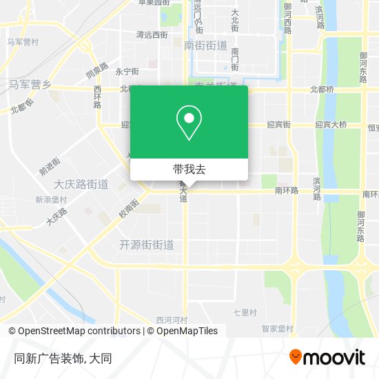同新广告装饰地图