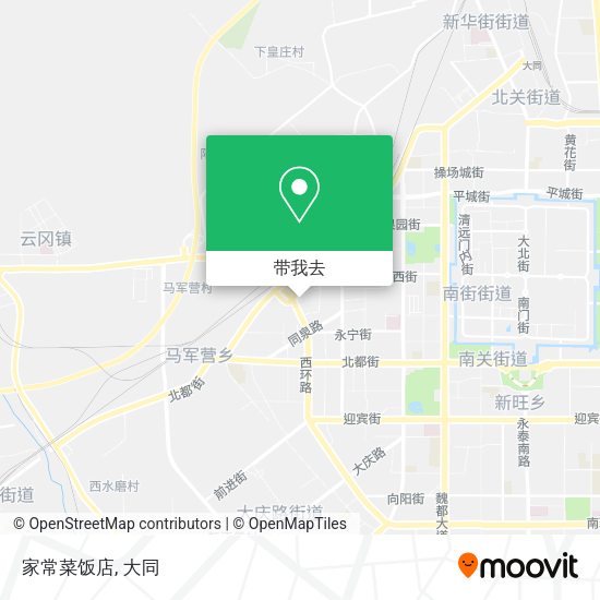 家常菜饭店地图