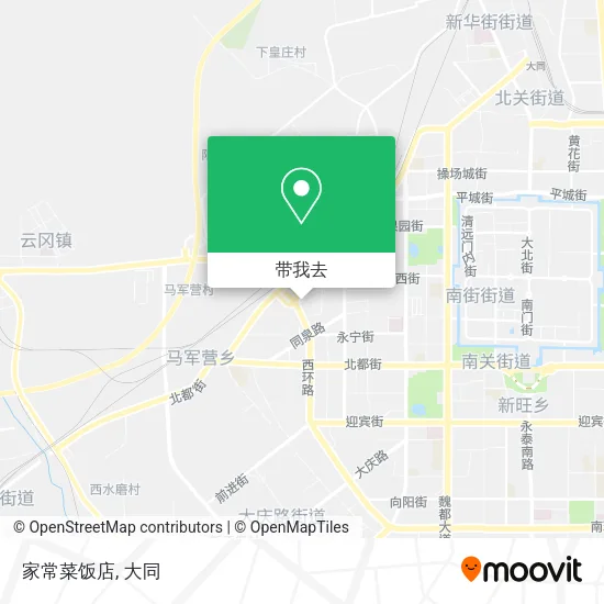 家常菜饭店地图