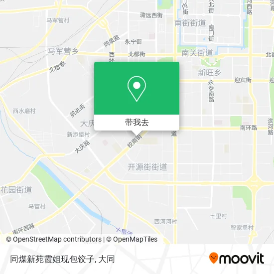 同煤新苑霞姐现包饺子地图