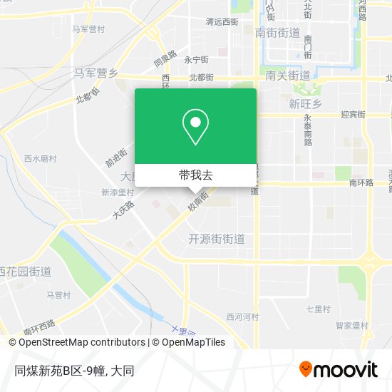 同煤新苑B区-9幢地图